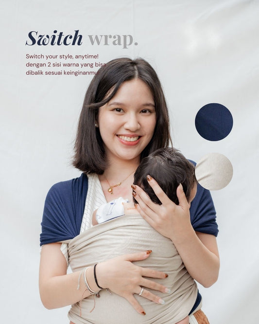 Stretchy Wrap - Switch Shoreline | Gendongan Bayi