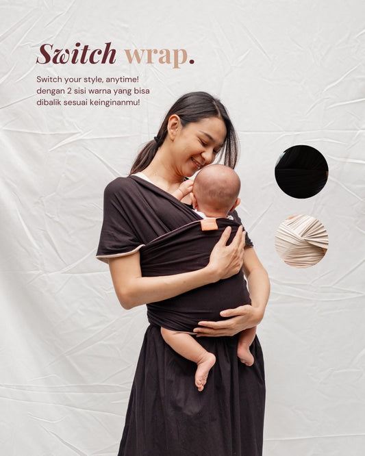 Stretchy Wrap - Switch Midnight | Gendongan Bayi
