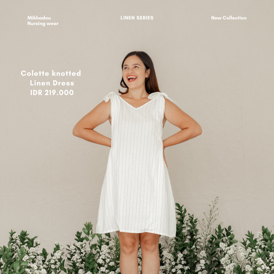 Nursingwear - Colette Knotted Dress - Baju Menyusui