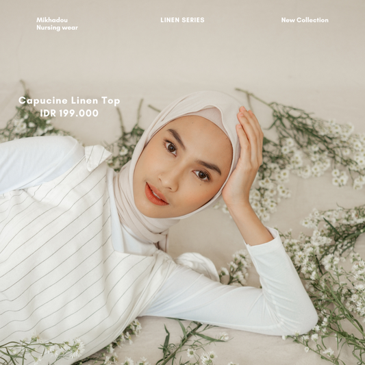 Nursingwear - Capucine Linen Top - Baju Menyusui