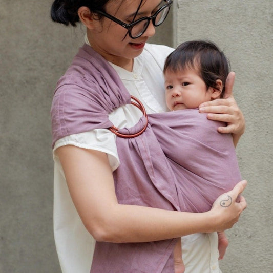 Ring Sling Linen Lavender - Gendongan Bayi