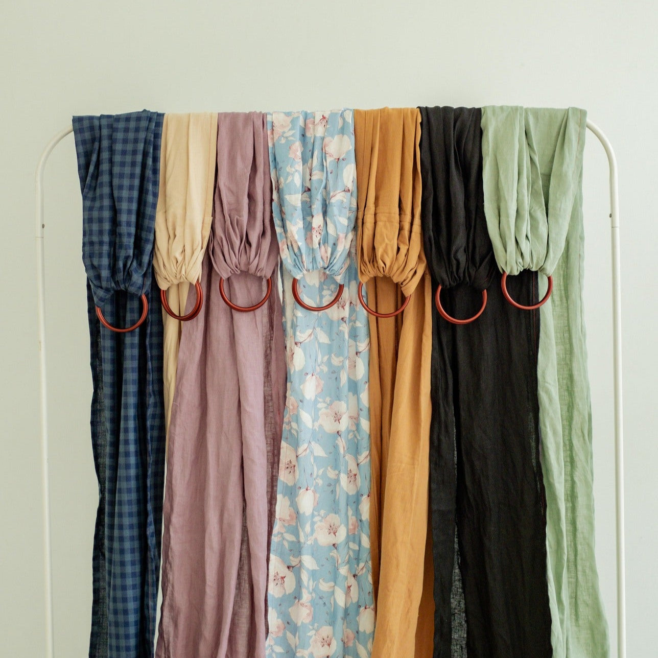 Ring Sling Linen Matcha - Gendongan Bayi