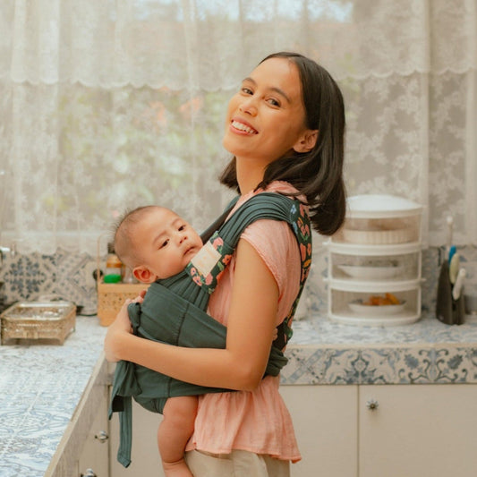 Instant Bloom Wrap Mikhadou x Ayang Cempaka Le Jardin - Gendongan Bayi