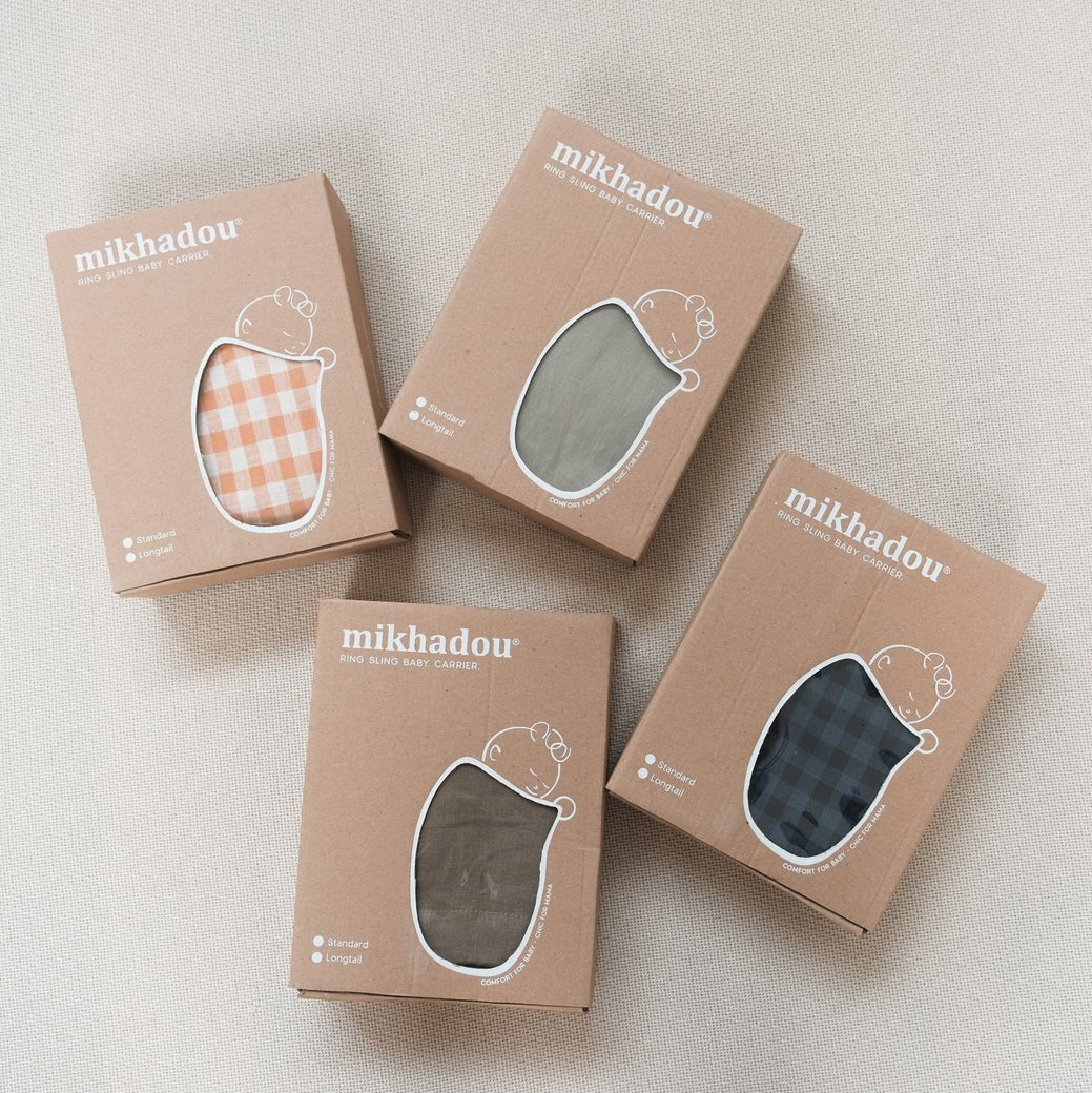 Ring Sling Linen Walnut - Gendongan Bayi