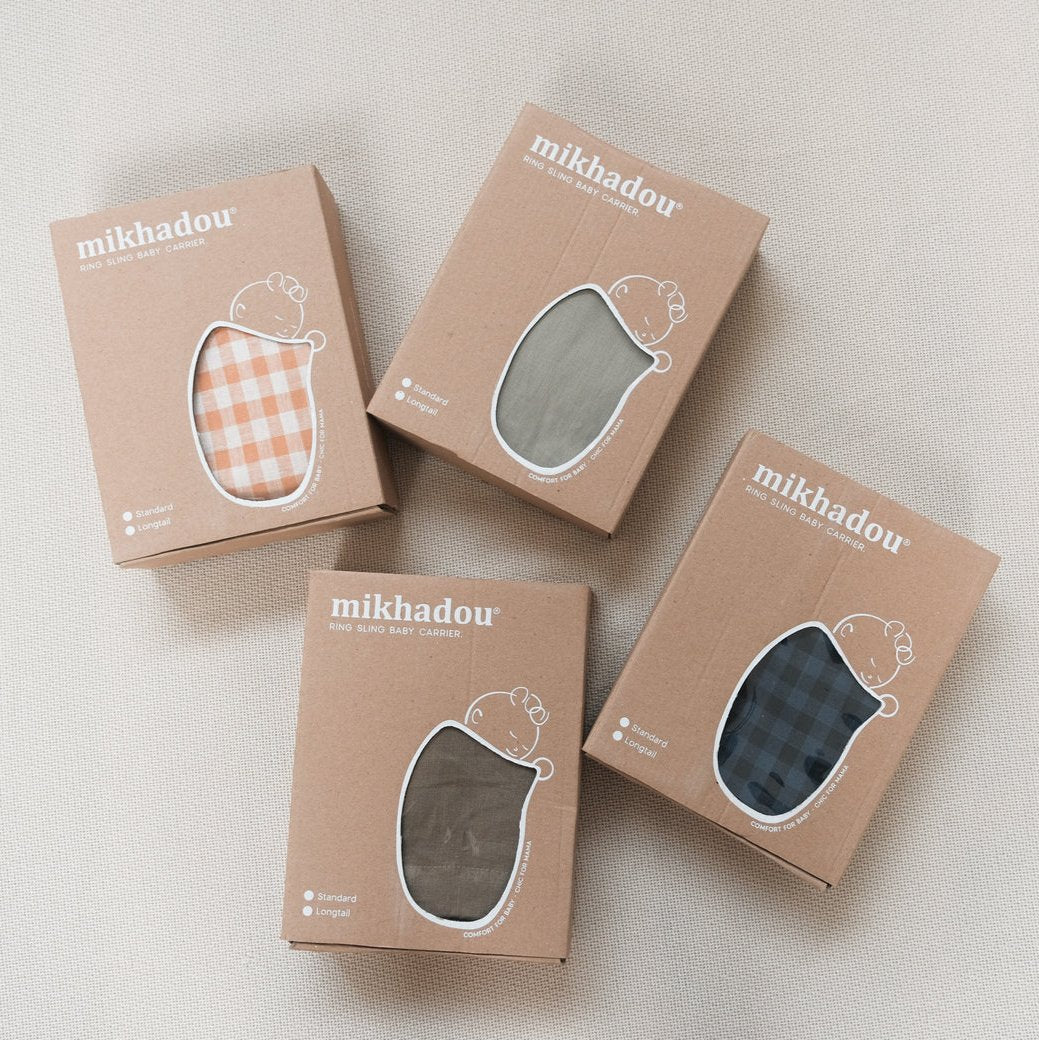 Ring Sling Linen Moss - Gendongan Bayi