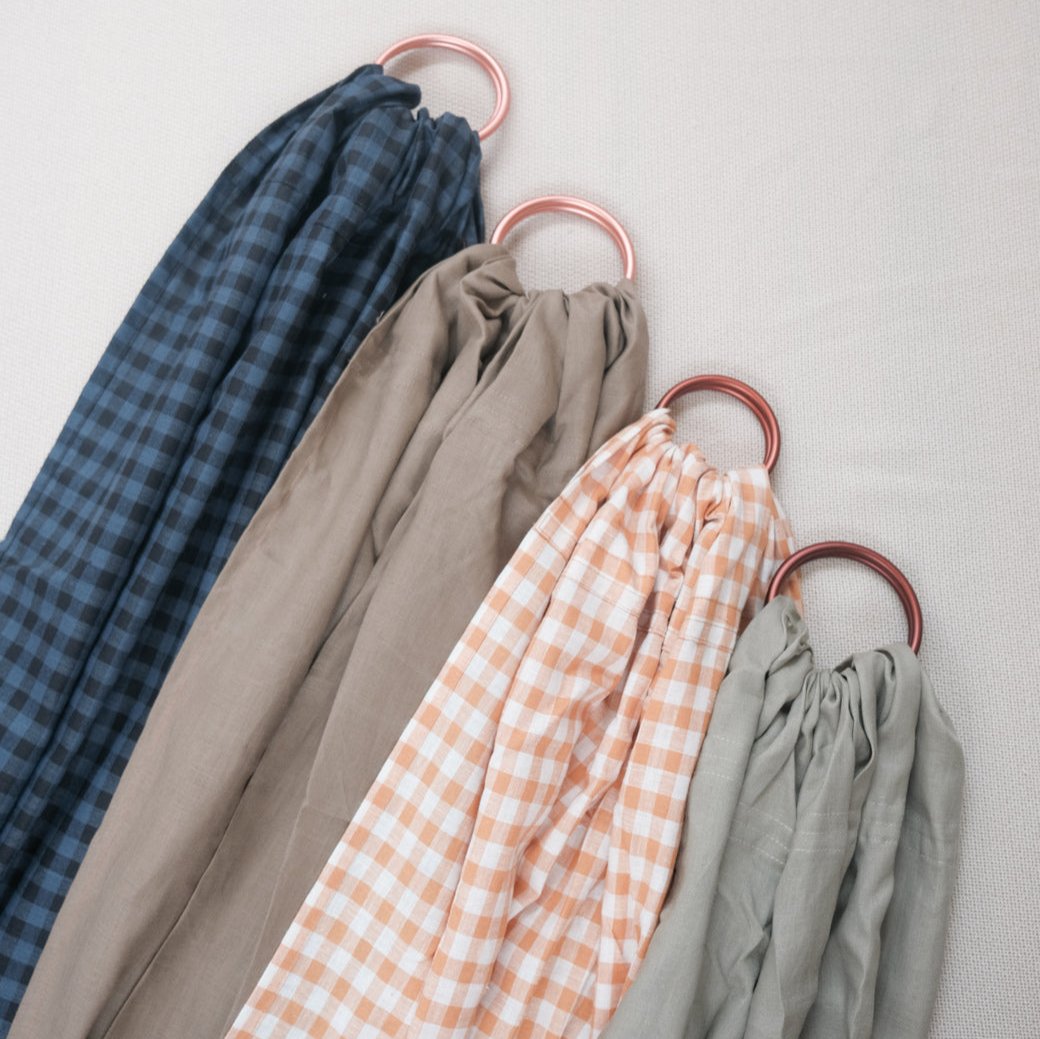 Ring Sling Linen Walnut - Gendongan Bayi
