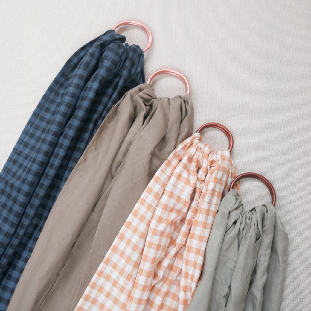 Ring Sling Linen Cheerfull Gingham - Gendongan Bayi