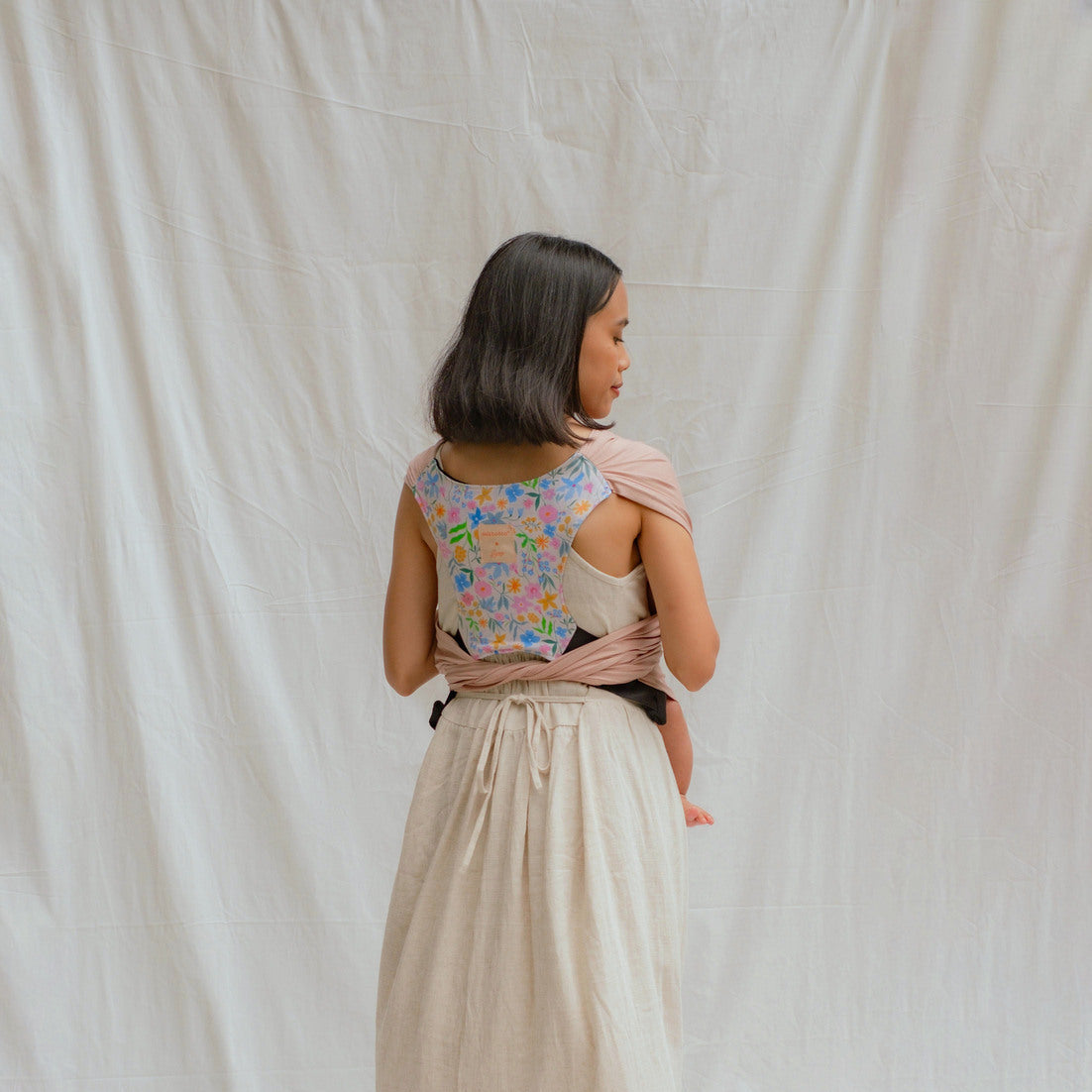 Instant Bloom Wrap Mikhadou x Ayang Cempaka Floralie - Gendongan Bayi