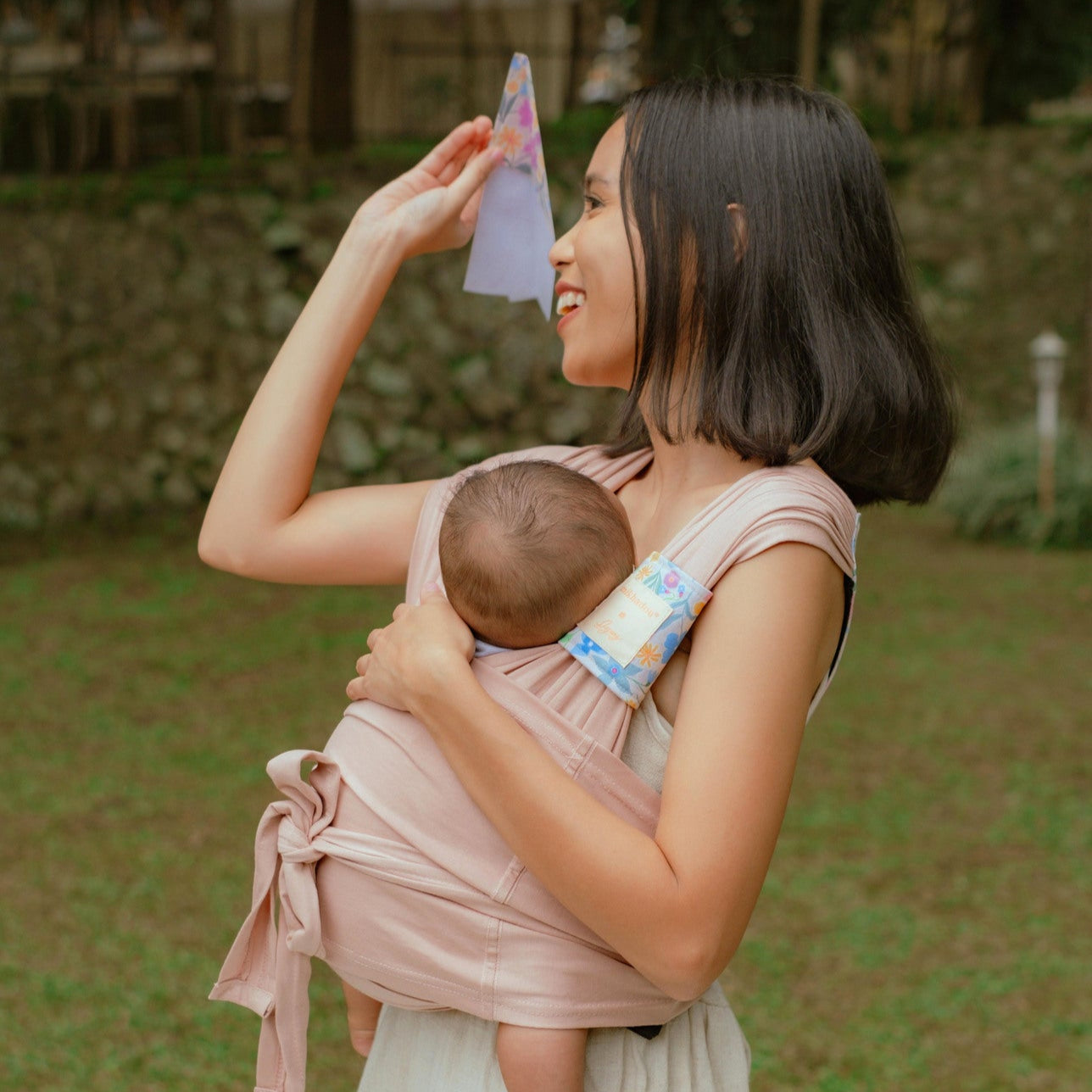Instant Bloom Wrap Mikhadou x Ayang Cempaka Floralie - Gendongan Bayi