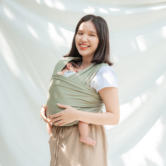 Stretchy Wrap - Olive | Gendongan Bayi