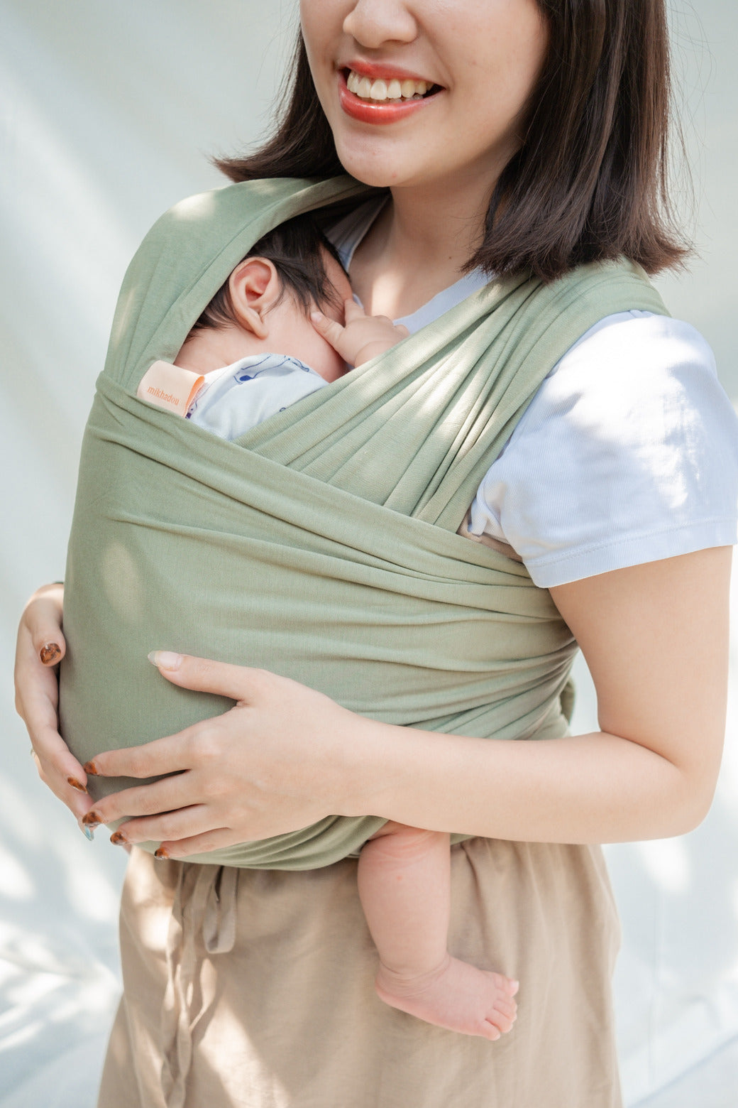 Stretchy Wrap - Olive | Gendongan Bayi