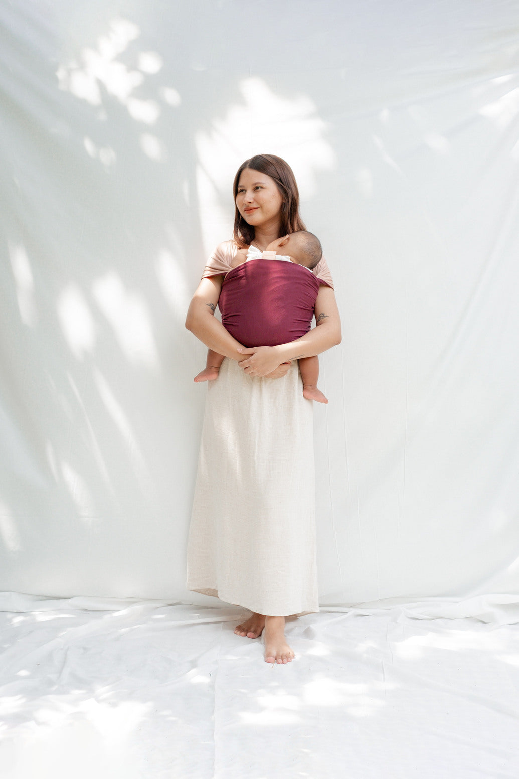Stretchy Wrap - Switch Rose | Gendongan Bayi