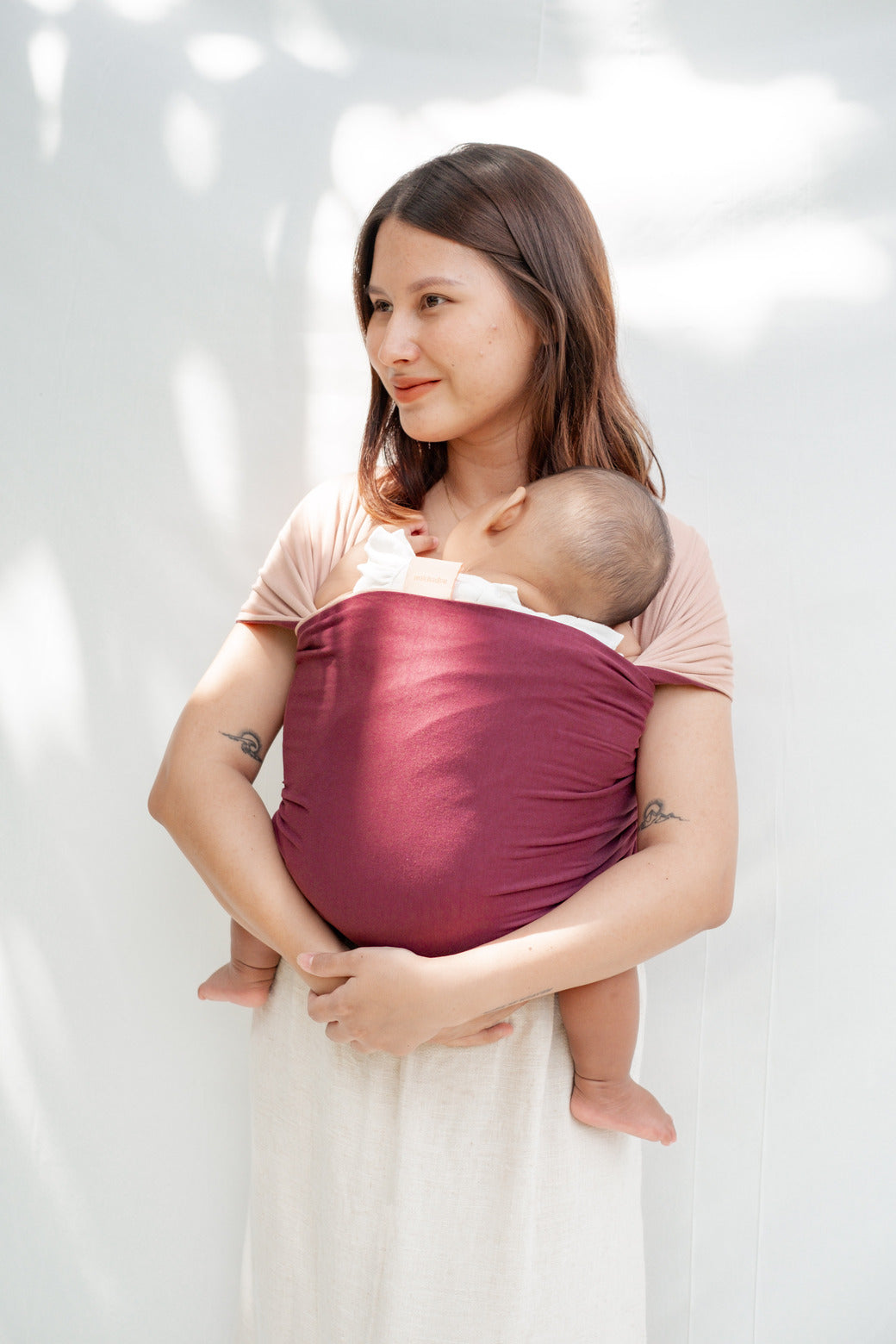 Stretchy Wrap - Switch Rose | Gendongan Bayi