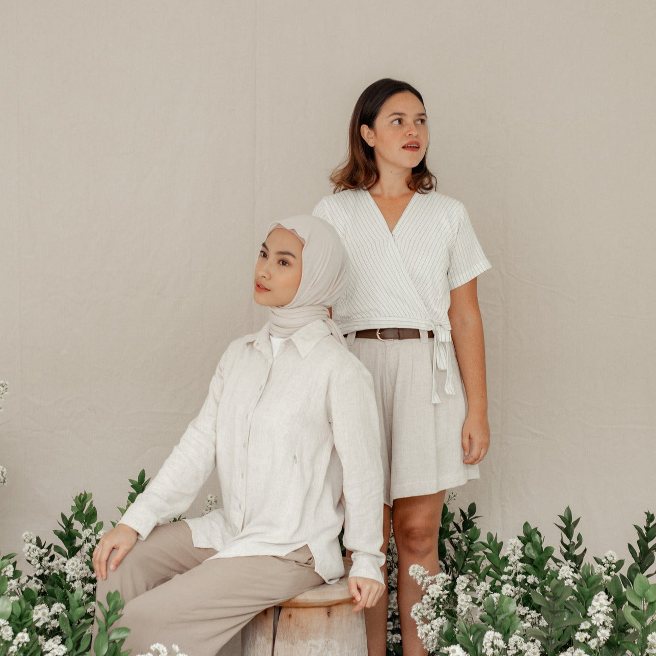 Nursingwear - Cammile Linen Top - Baju Menyusui
