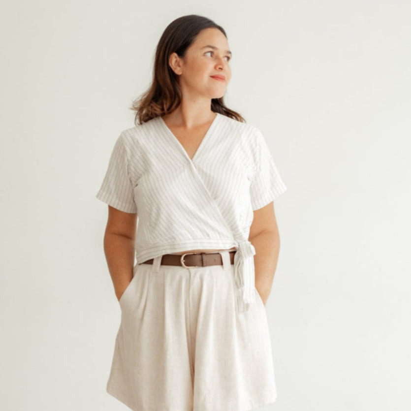 Nursingwear - Cammile Linen Top - Baju Menyusui