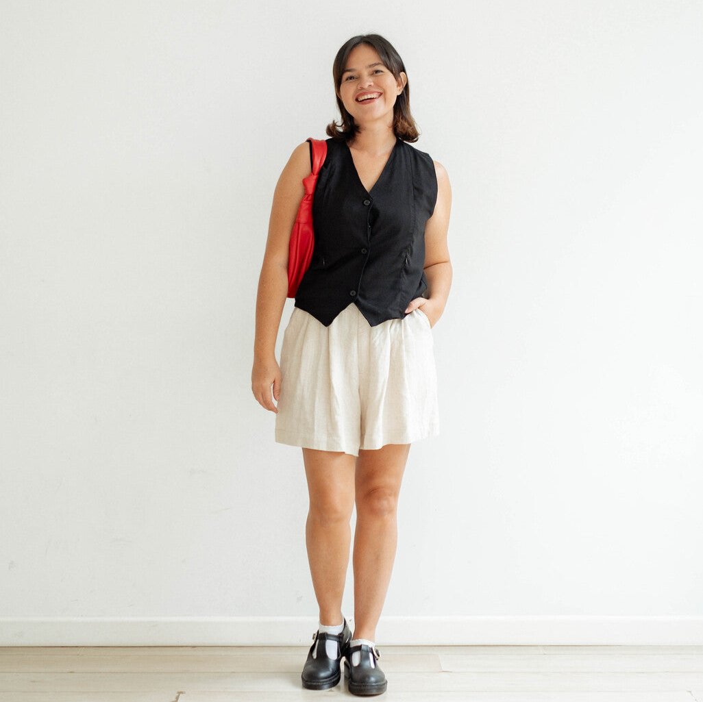 Anne Short Pants Linen