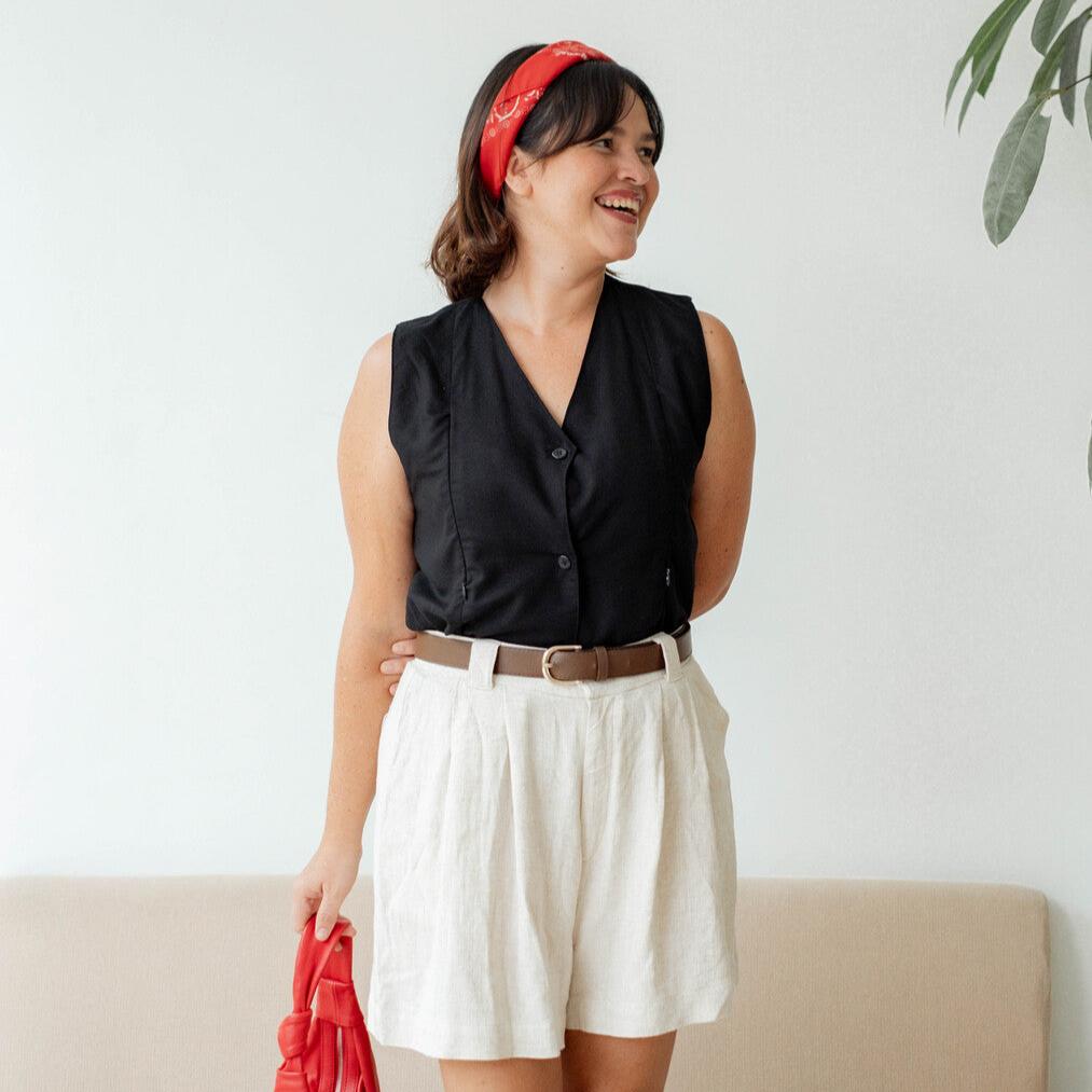 Anne Short Pants Linen