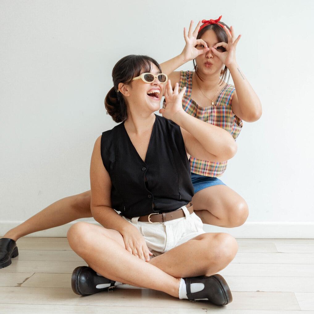 Nursingwear - Claire Vest Linen | Baju Menyusui