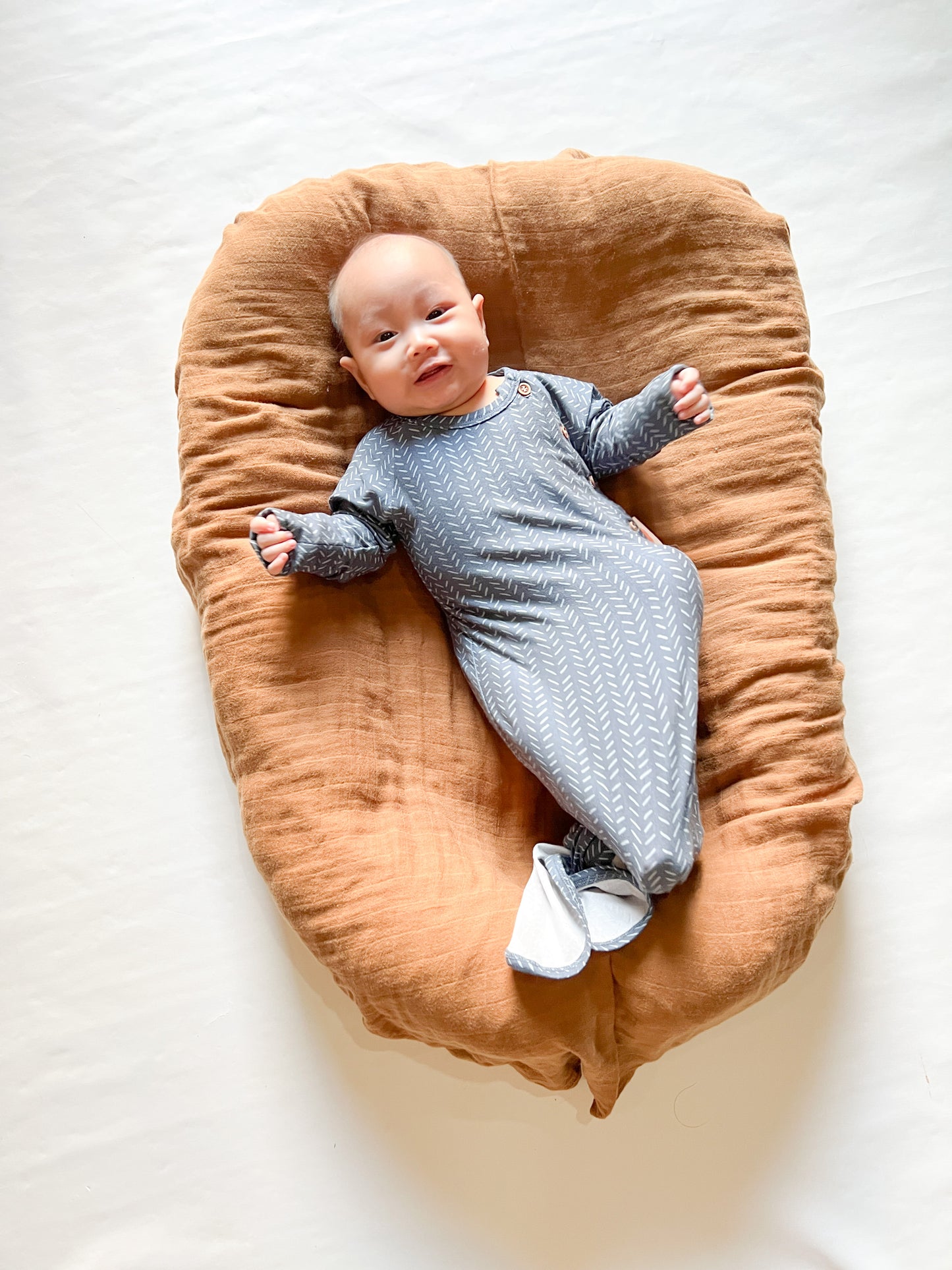 Knotted Gown Pattern | Baju Tidur Bayi