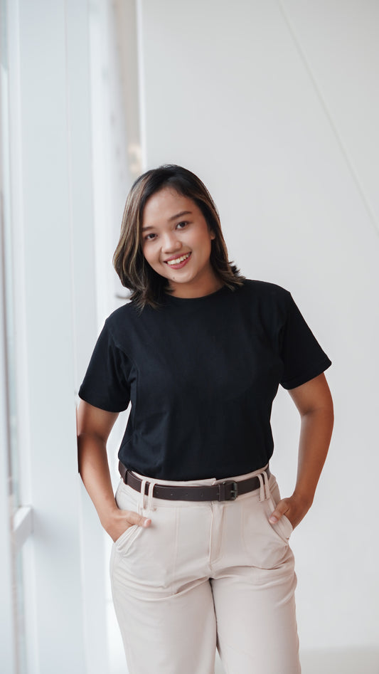 Nursingwear - Basic tee Black | Baju Menyusui
