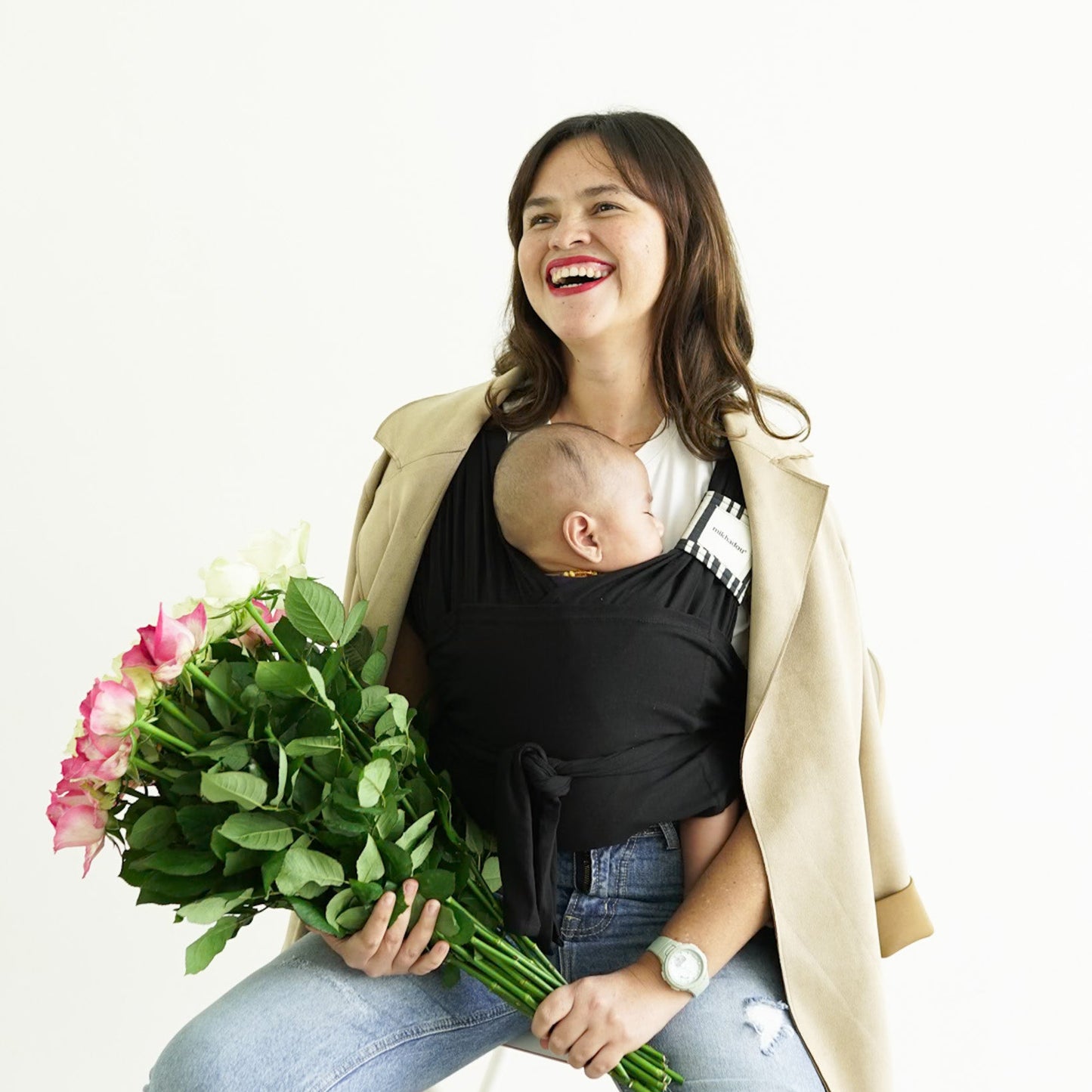 Instant Bloom Wrap Midnight - Gendongan Bayi