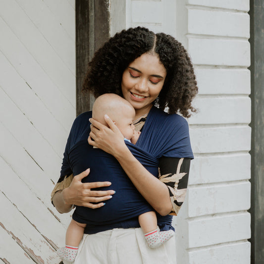 Stretchy Wrap - Navy | Gendongan Bayi