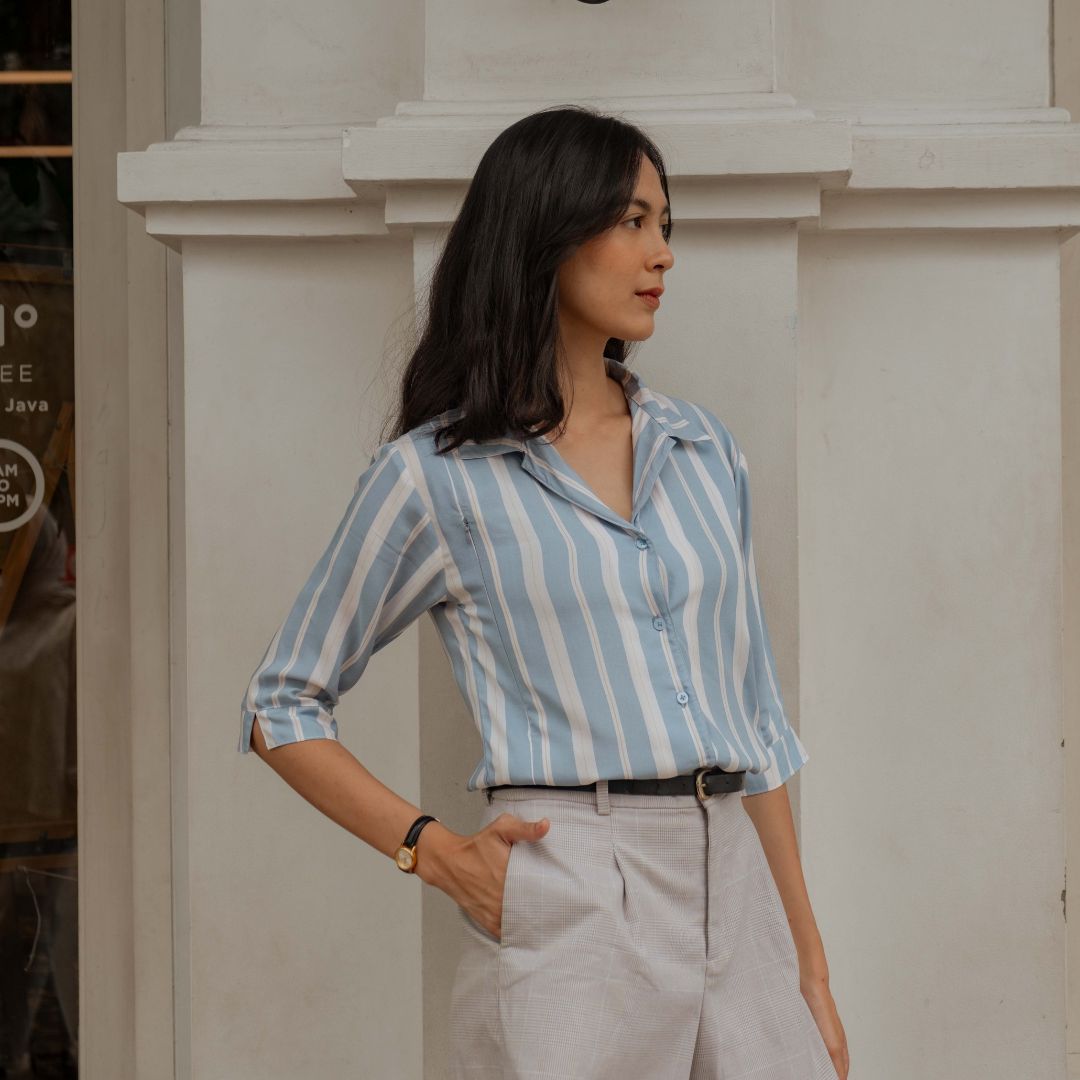 Nursingwear - Solaine Shirt - Baju Menyusui