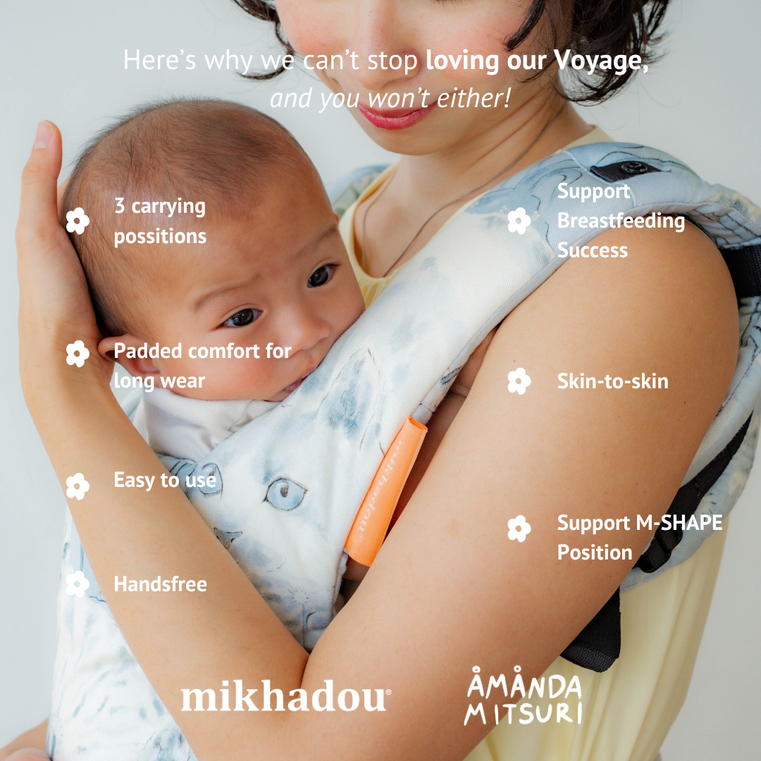 PO - READY 5 OKTOBER 2026 / SSC Voyage Mikhadou x Amanda Mitsuri Cat - Gendongan Bayi
