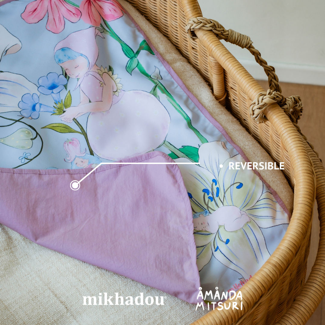 PO READY 28 SEPTEMBER 2026 / Changing Pad Mikhadou x Amanda Mitsuri Fairies - Perlak Bayi - Alas Ganti Popok