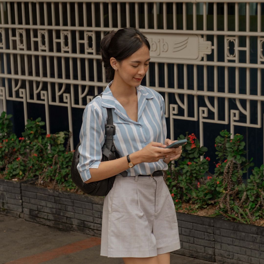 Nursingwear - Solaine Shirt - Baju Menyusui