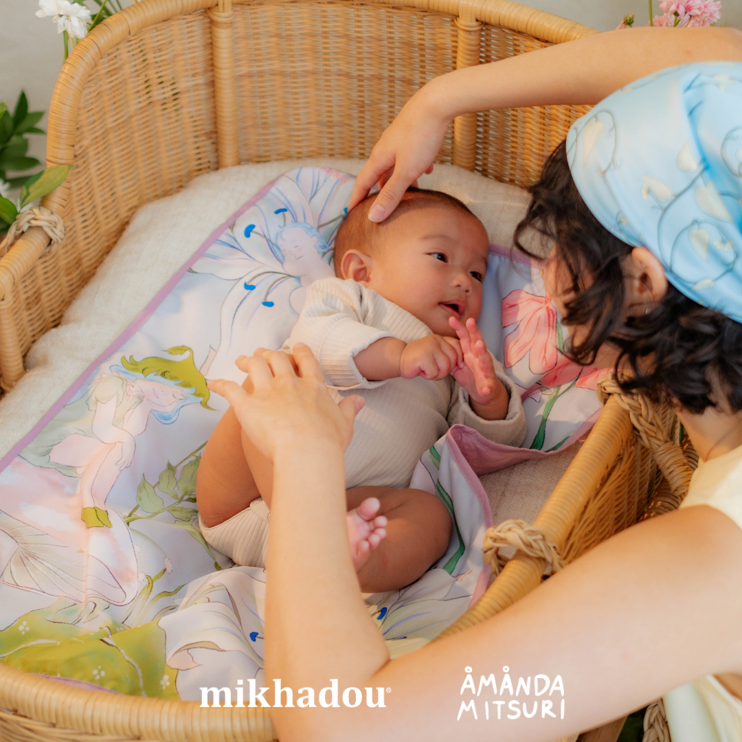 PO READY 28 SEPTEMBER 2026 / Changing Pad Mikhadou x Amanda Mitsuri Fairies - Perlak Bayi - Alas Ganti Popok