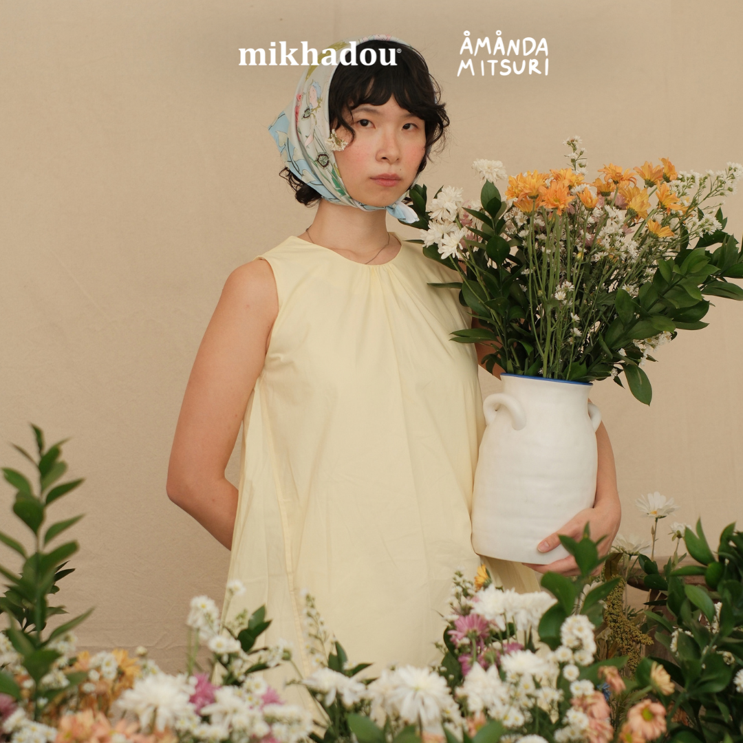 Scarf Mikhadou x Amanda Mitsuri  - Scarf Leher - Slayer Scarf - Bandana