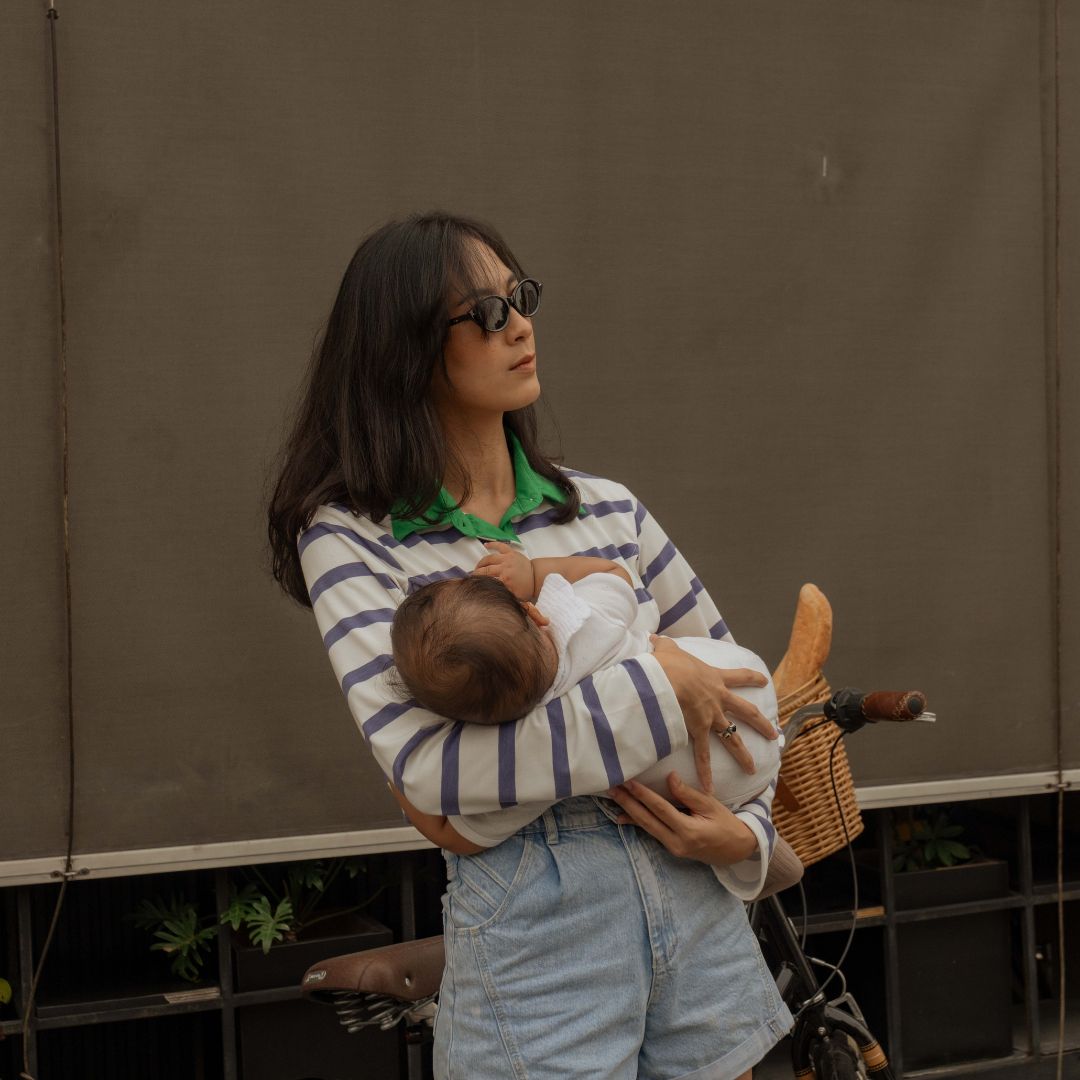 Pre order Size L Ready 7 Des - Nursingwear - Oceane Longslevee - Baju Menyusui