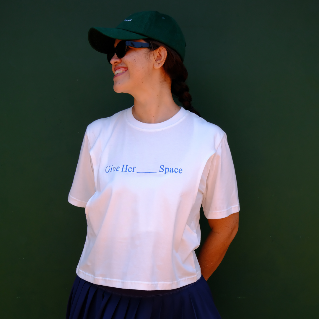 PRE ORDER/READY 1 SEPTEMBER 2026 - Mikhadou - Nursingwear Tee -  Motherhood Give Her Space White  / Nursing Short Sleeve Tee / Longsleeve