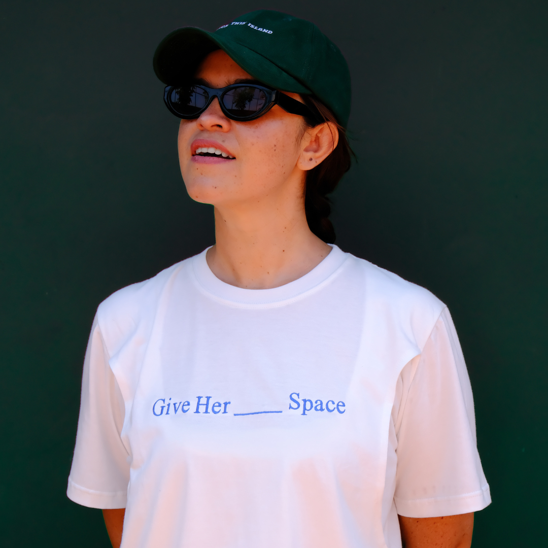 PRE ORDER/READY 1 SEPTEMBER 2026 - Mikhadou - Nursingwear Tee -  Motherhood Give Her Space White  / Nursing Short Sleeve Tee / Longsleeve