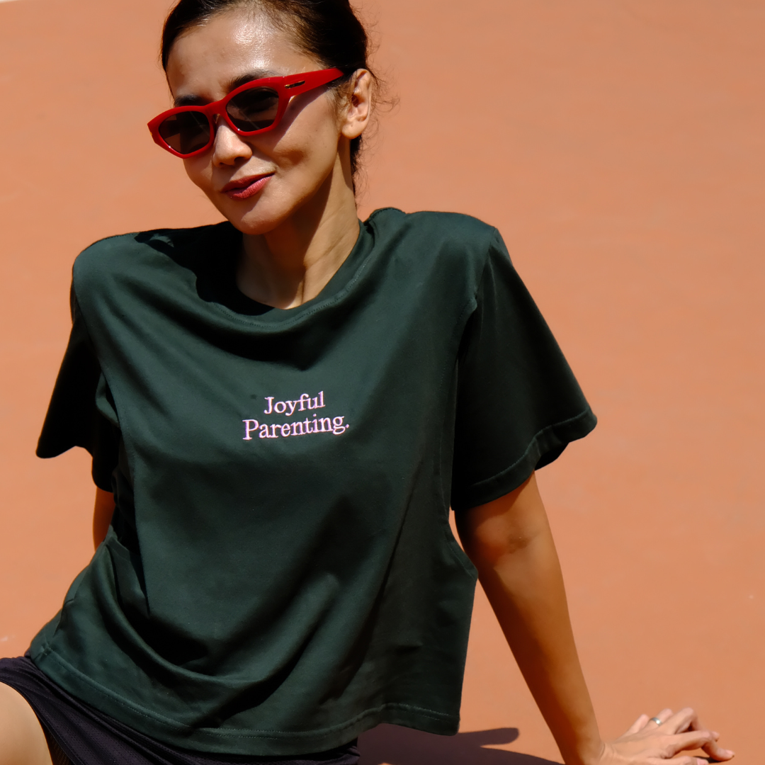 PRE ORDER/READY 1 SEPTEMBER 2026 - Mikhadou - Nursingwear Tee -  Motherhood Joyful Parenting Army / Nursing Short Sleeve Tee / Longsleeve