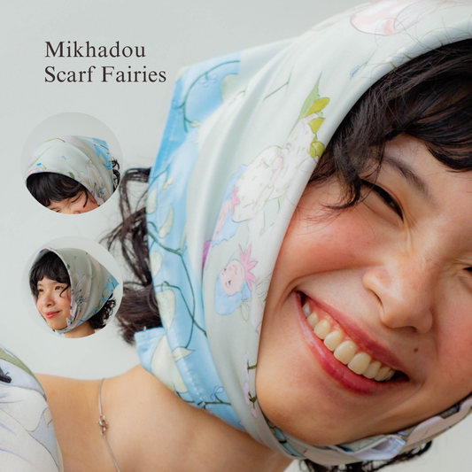 Scarf Mikhadou x Amanda Mitsuri Fairies - Scarf Leher - Slayer Scarf - Bandana