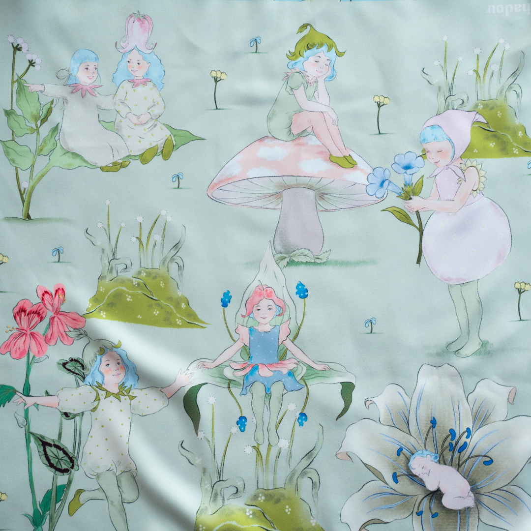 Scarf Mikhadou x Amanda Mitsuri Fairies - Scarf Leher - Slayer Scarf - Bandana
