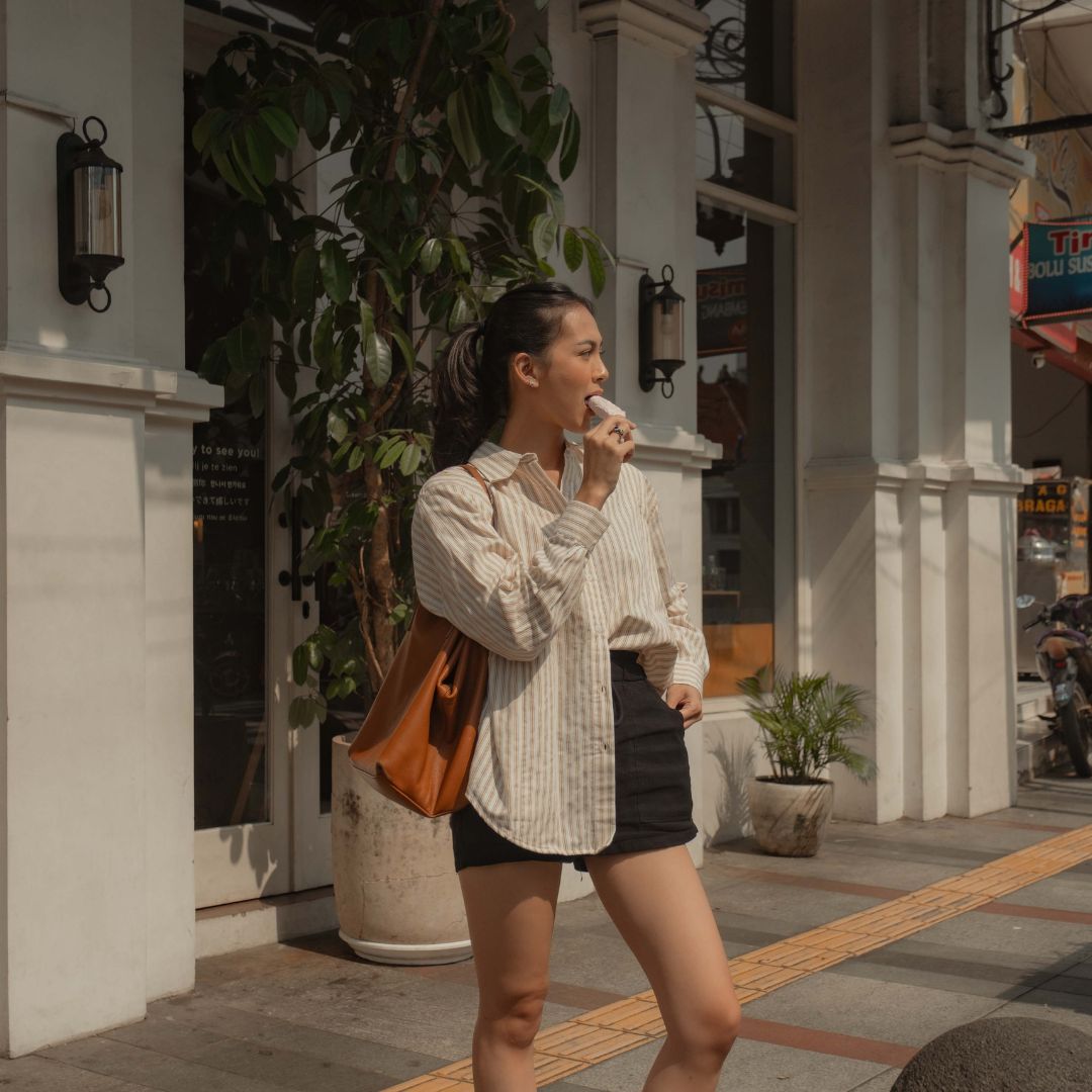 Nursingwear - Miel Shirt Oversize - Baju Menyusui