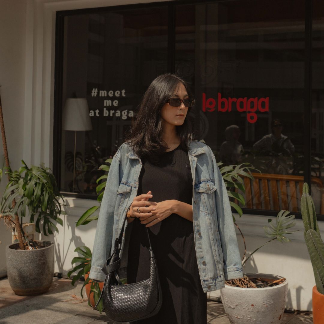 Nursingwear - Noir Dress Knit - Baju Menyusui