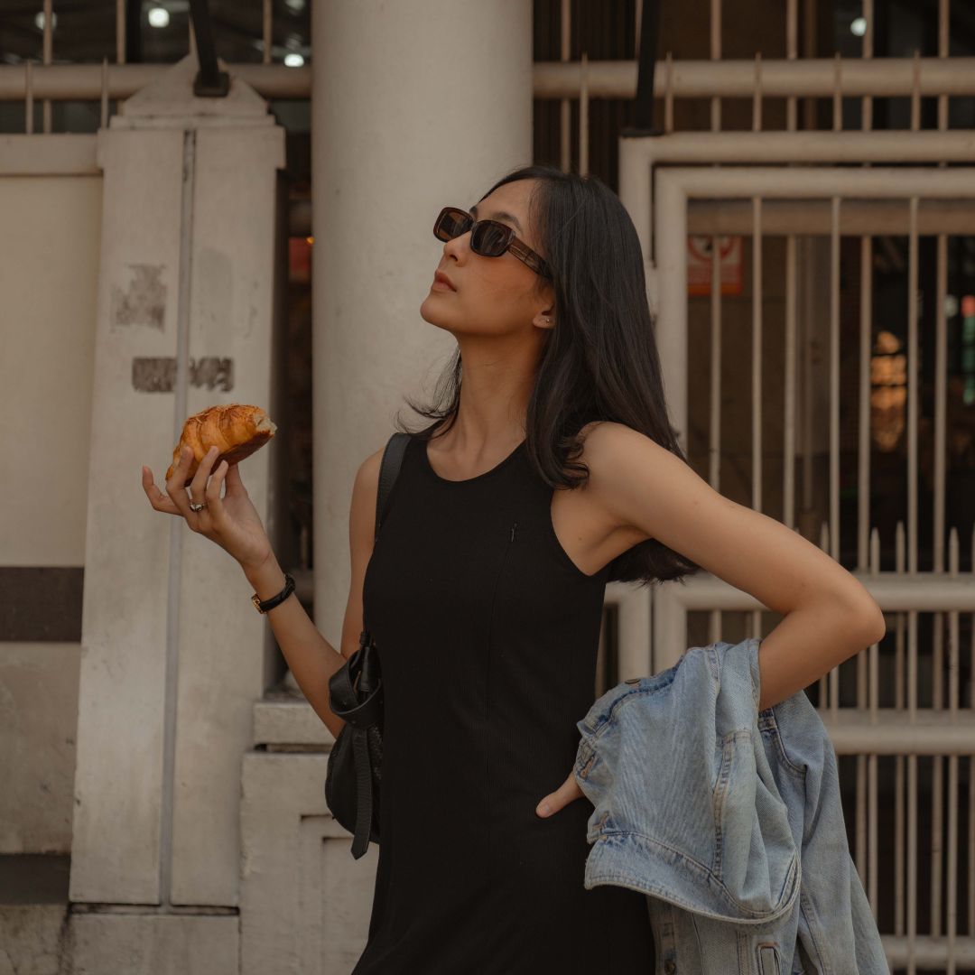 Nursingwear - Noir Dress Knit - Baju Menyusui