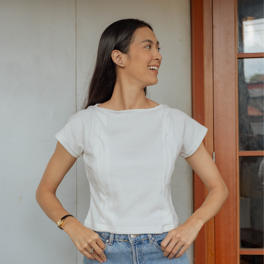 Nursingwear - Lou Croptop - Baju Menyusui