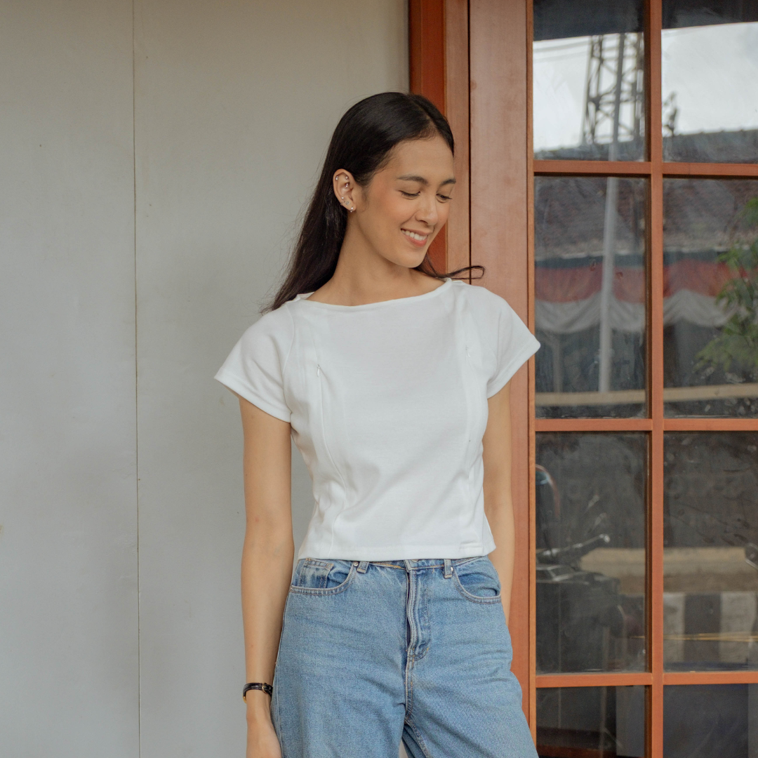 Nursingwear - Lou Croptop - Baju Menyusui