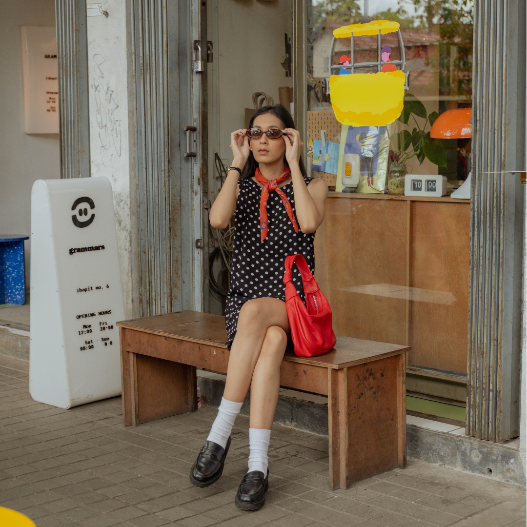 Pre Order size L Ready 15 April - Nursingwear - Chloe Dress - Baju Menyusui