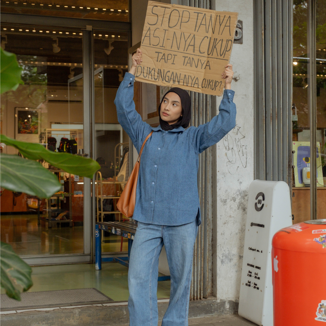 Pre Order Ready 30 Maret 2026 - Nursingwear - Dyane Denime Shirt - Baju Menyusui