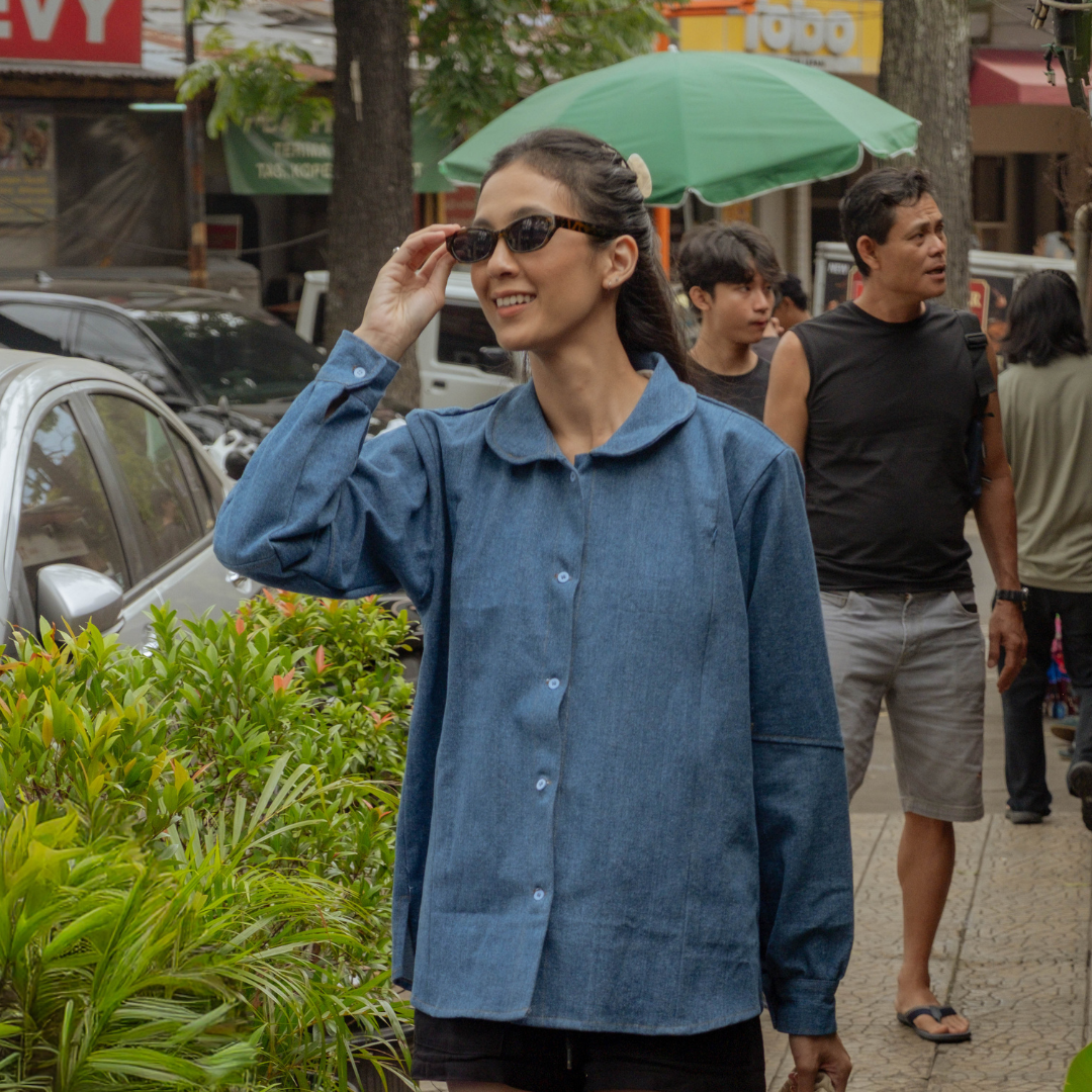 Pre Order Ready 30 Maret 2026 - Nursingwear - Dyane Denime Shirt - Baju Menyusui