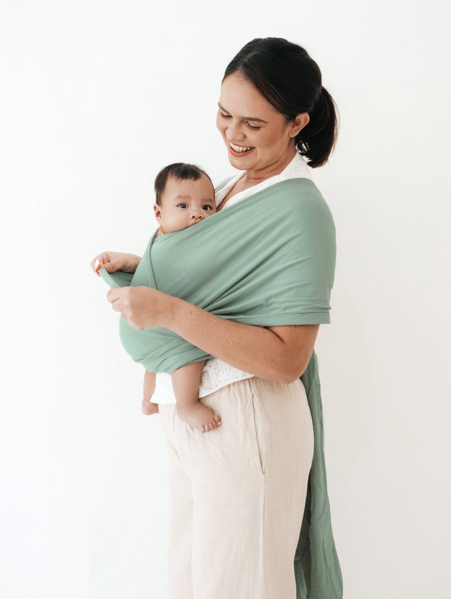 Stretchy Wrap - Jade Green | Gendongan Bayi