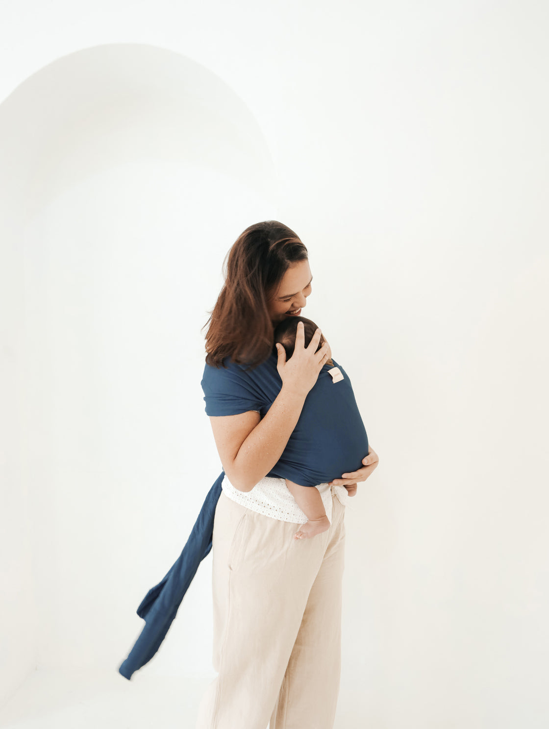 Stretchy Wrap - Serene Blue | Gendongan Bayi