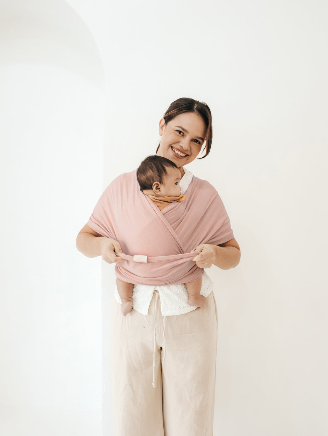 Stretchy Wrap - Rose Dust | Gendongan Bayi