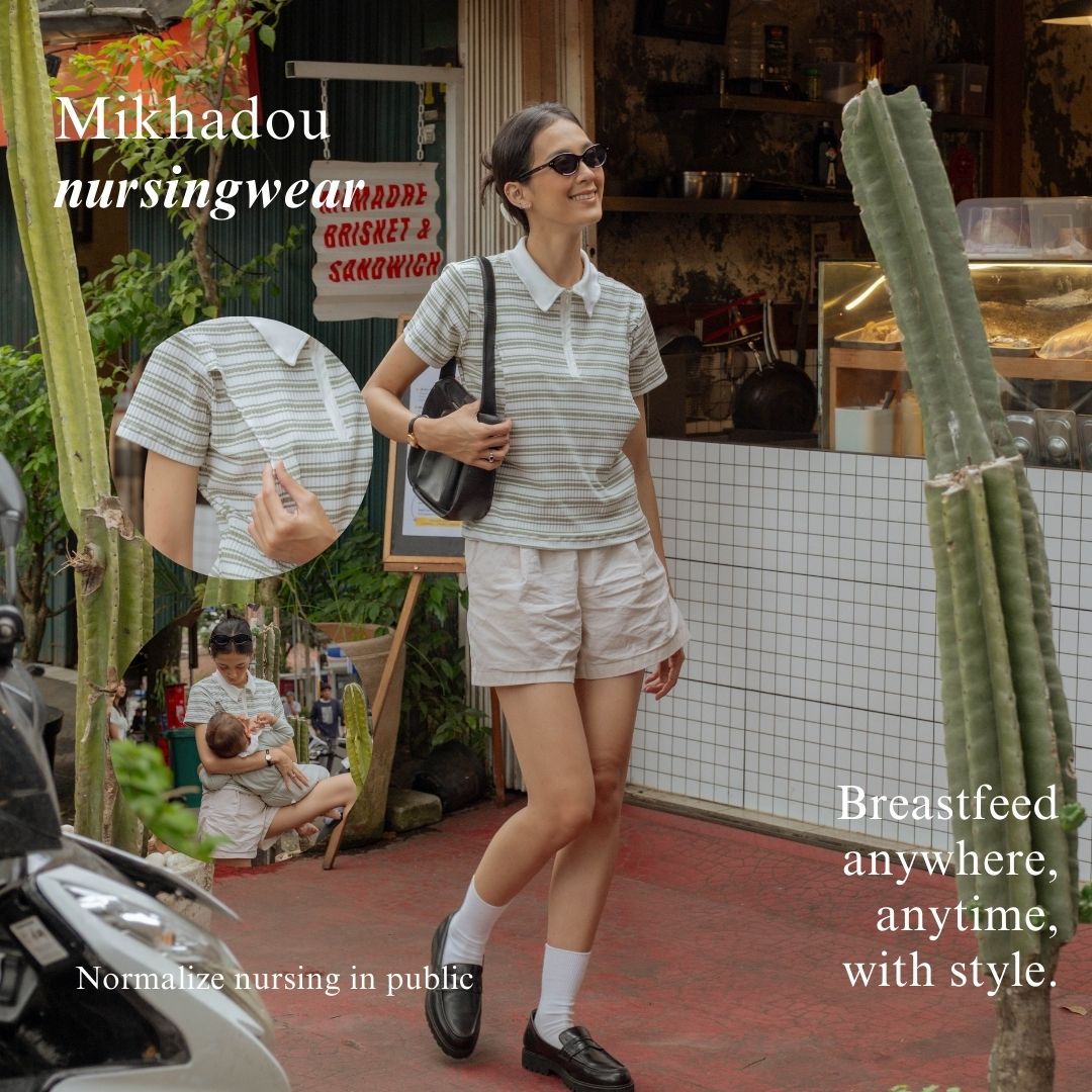 Nursingwear - Emile Shirt - Baju Menyusui